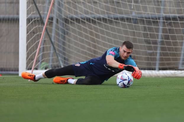 Rijeka: Trening Hrvatske nogometne reprezentacije bez Marka Livaje koji je napustio reprezentaciju