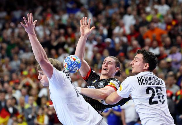 EHF 2024 Men's European Handball Championship - Main Round - Germany v Austria