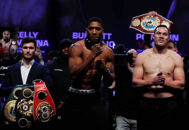 Anthony Joshua & Joseph Parker Weigh-In