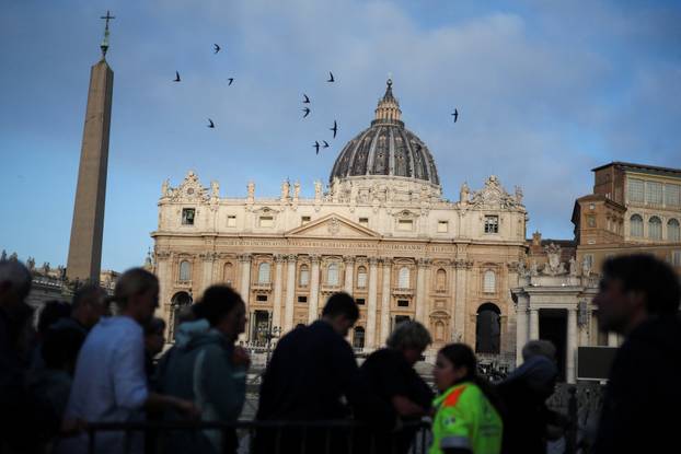 Pope Francis lies in state in St. Peter's Basilica at the Vatican