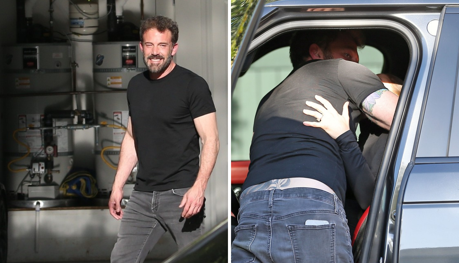 Ben Affleck ne skida ruke s J.Lo, ljubio ju autu pred paparazzima
