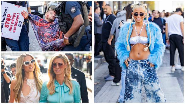 Ekskluzivno s Tjedna mode: Na revije došle Paris i Nicky Hilton, aktivist PETA-e, a zatim i policija