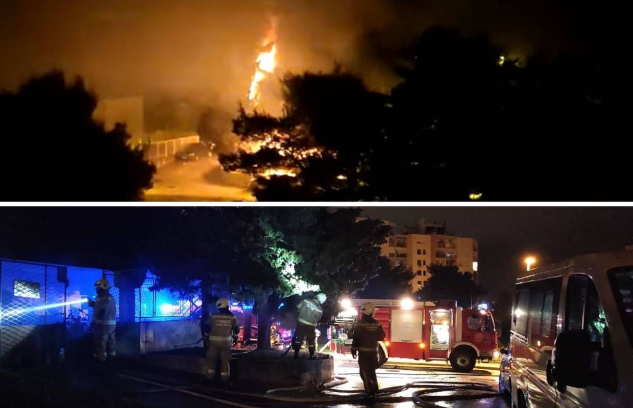 Eksplozija probudila Splićane: 'Vani se vidjela vatrena kugla. Zahvatilo je bor, garažu...'