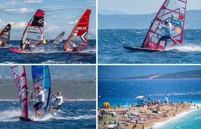 Sudionici svjetskog prvenstva u jedrenju na dasci oduševili su se plažom Zlatni rat na Braču