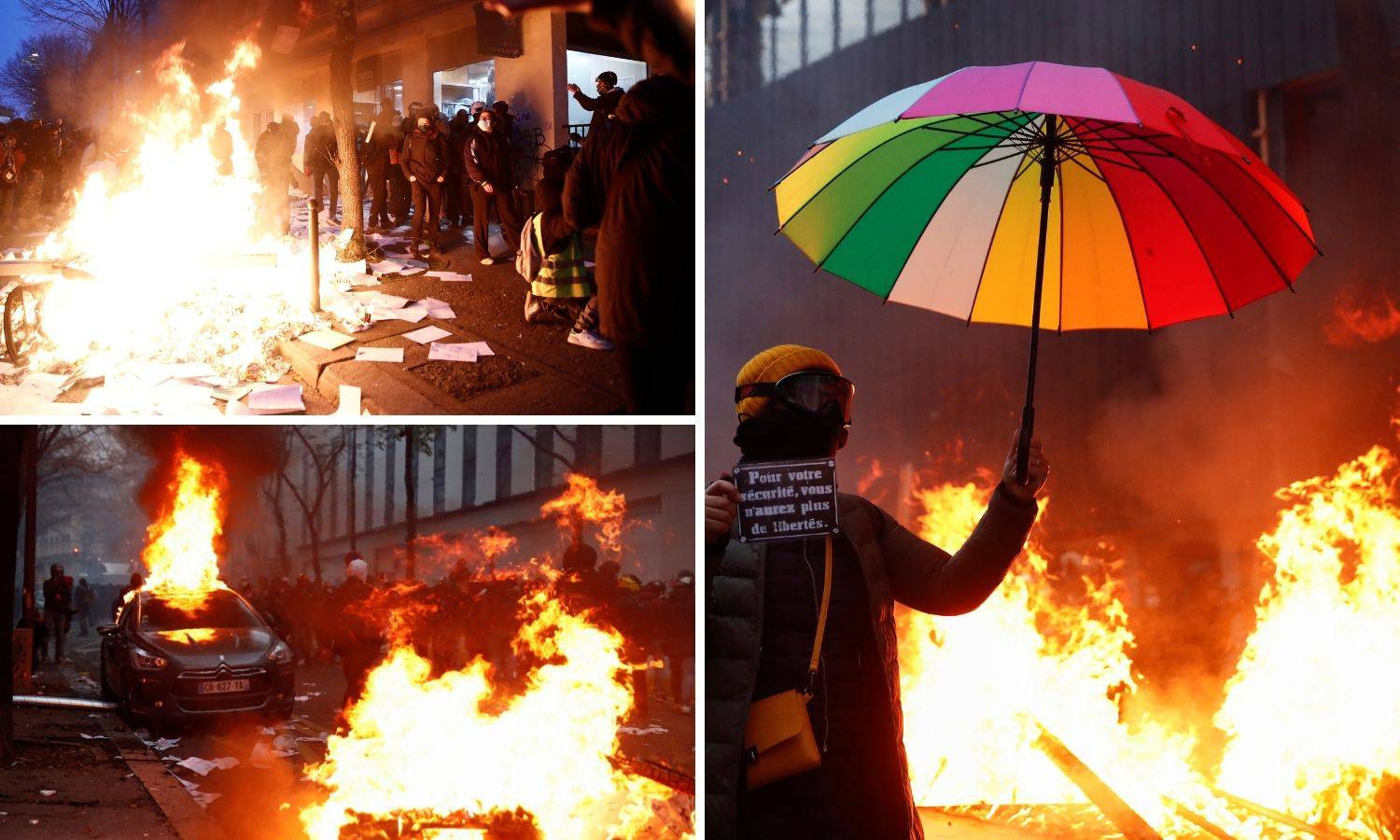 VIDEO: Pariz gori! Tamo je kaos