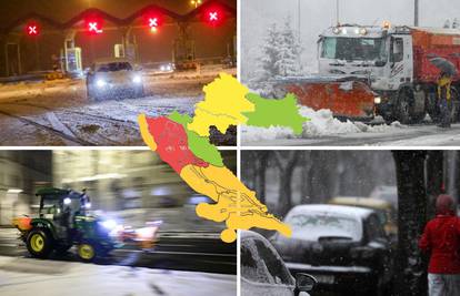 Ledeno jutro: Minus 13 u Bednji, crveni alarm za Kvarner, najviše snijega palo je u Crnom Lugu