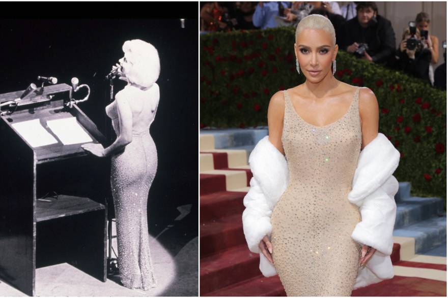 Kim stigla na Met Galu u kultnoj Marilynkinoj haljini: 'Smršavila sam 7 kila da bih stala u nju'