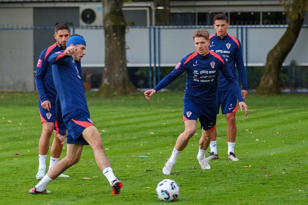 Zagreb: Trening hrvatske nogometne reprezentacije uoči utakmice protiv Škotske