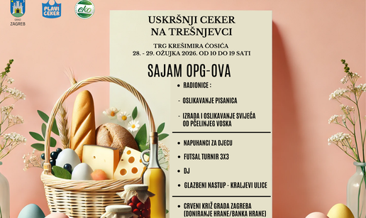 Uskr&scaron;nji ceker na Tre&scaron;njevci donosi sajam doma&cacute;ih proizvoda i program za djecu