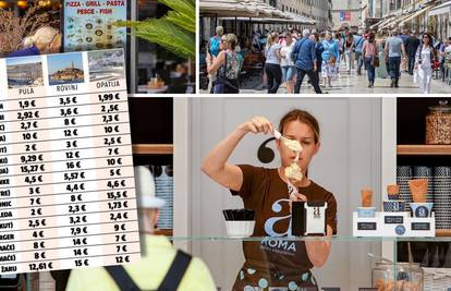 Cijene divljaju već sad, a što nas tek čeka: Sladoled na Krku 3,5 eura, lignje u Dubrovniku za 30