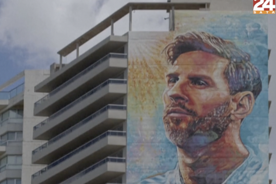 Messijev 70-metarski mural oslikan u rodnom Rosariu nogometnog velikana