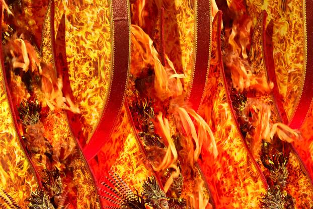 Carnival parade in Sao Paulo