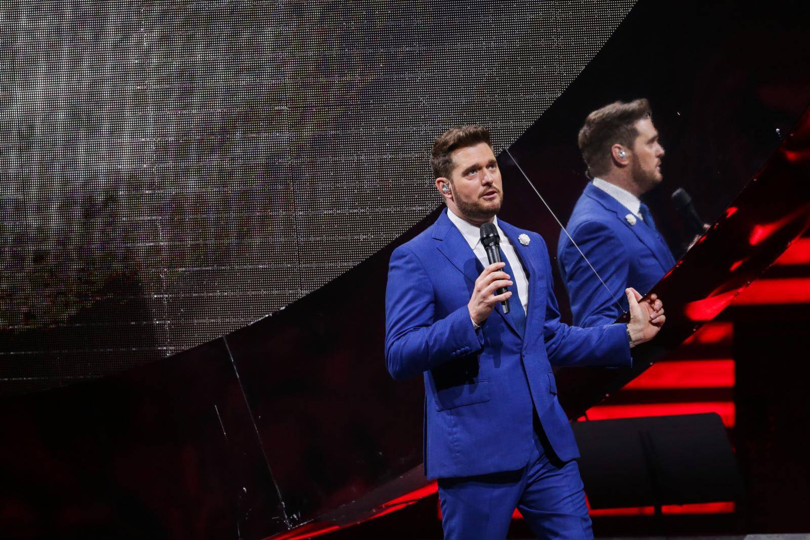 Bublé nastupio u Areni: 'Hvala što ste došli, ja sam poluhrvat'