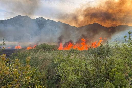 FOTO Buktinja u dolini Neretve