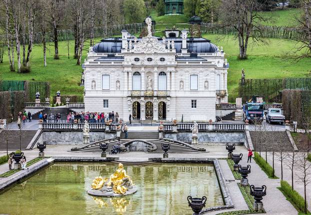 Linderhof Palace in Germany, Bavaria
