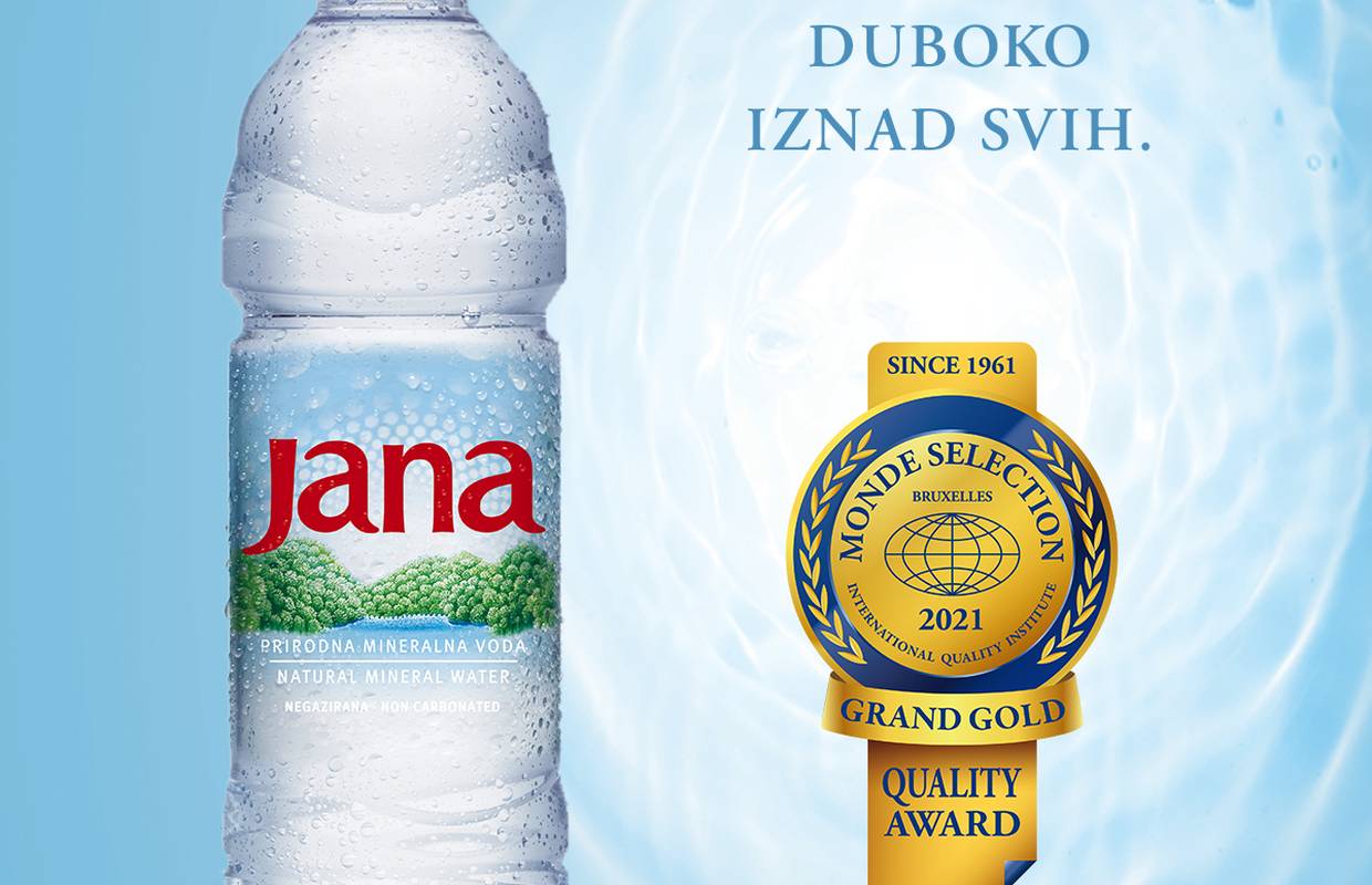 Jana dobila još jedno svjetsko priznanje za kvalitetu