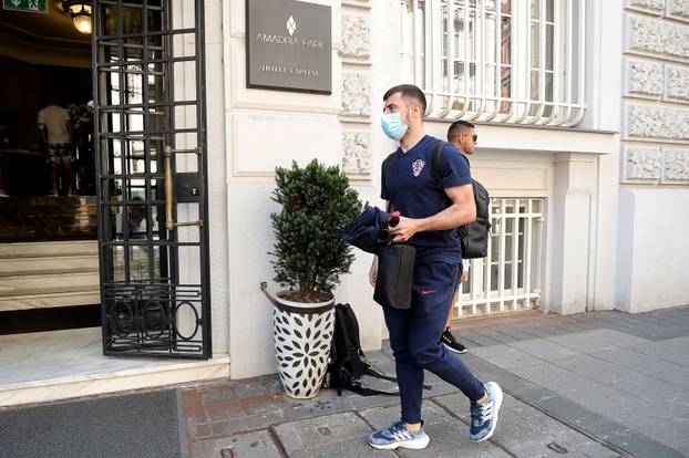 Okupljanje hrvatske nogometne reprezentacije uoči prijateljskog ogleda s Belgijom