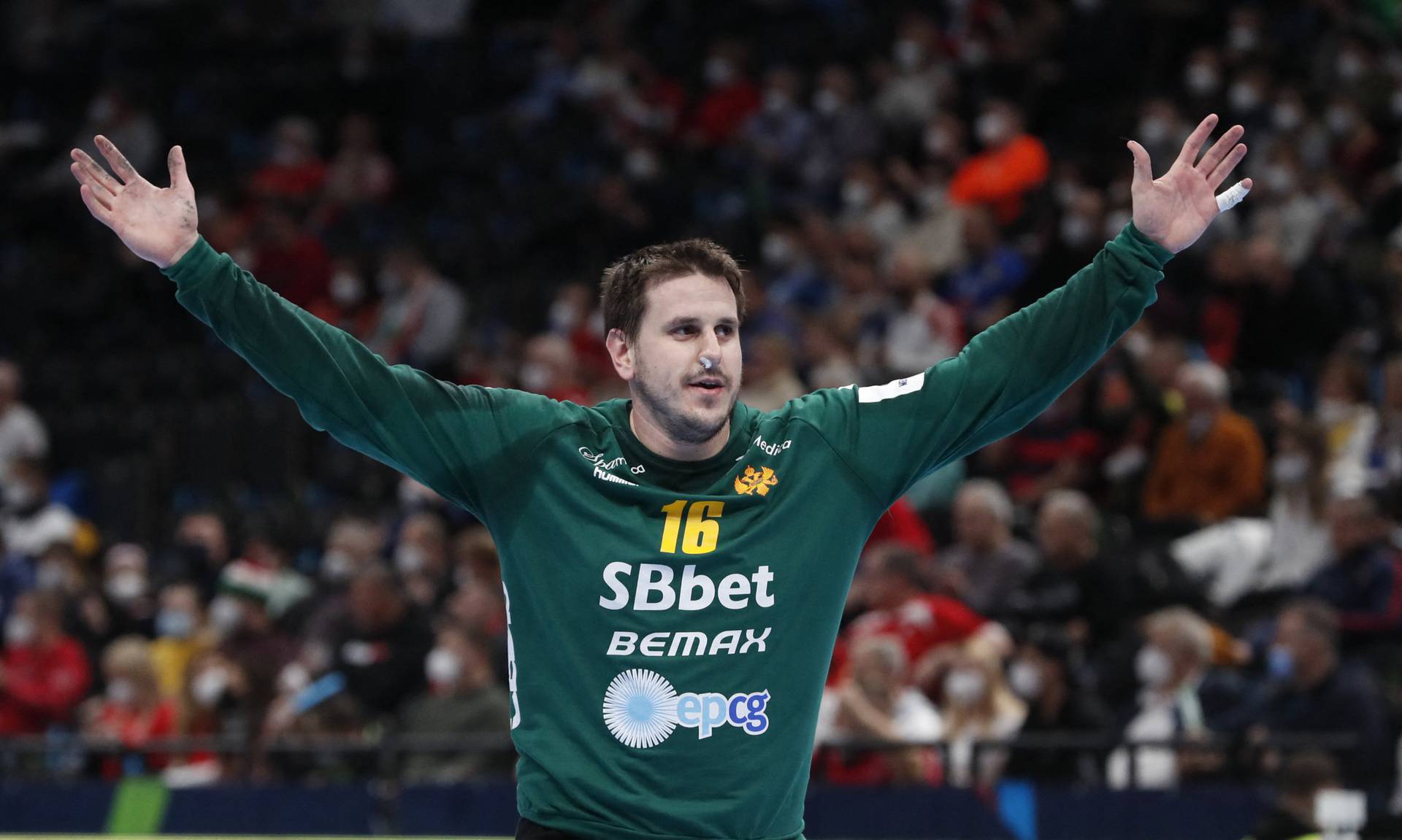 EHF 2022 Men's European Handball Championship - Main Round - Montenegro v Netherlands