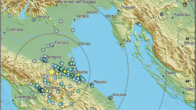 Jak potres od 4,8 Richtera na sjeveru Italije, osjetio se i kod nas. U Marradiju zatvorili škole