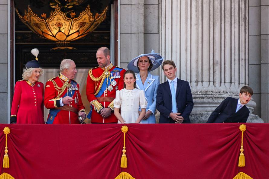 Trooping the Colour parade to honour Britain's King Charles on his official birthday in London