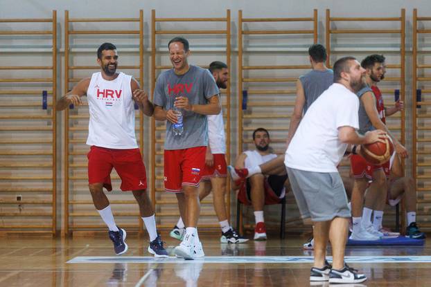 Opatija: Trening hrvatske košarkaške reprezentacije