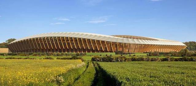 Zapališ baklju i nema ga više: Eko klub gradi drveni stadion