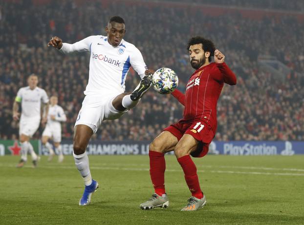 Liverpool v KRC Genk - UEFA Champions League - Group E - Anfield