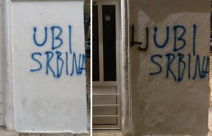 Zadranin 'Ubi Srbina' ispravio u 'Ljubi Srbina': Puno je lipše...