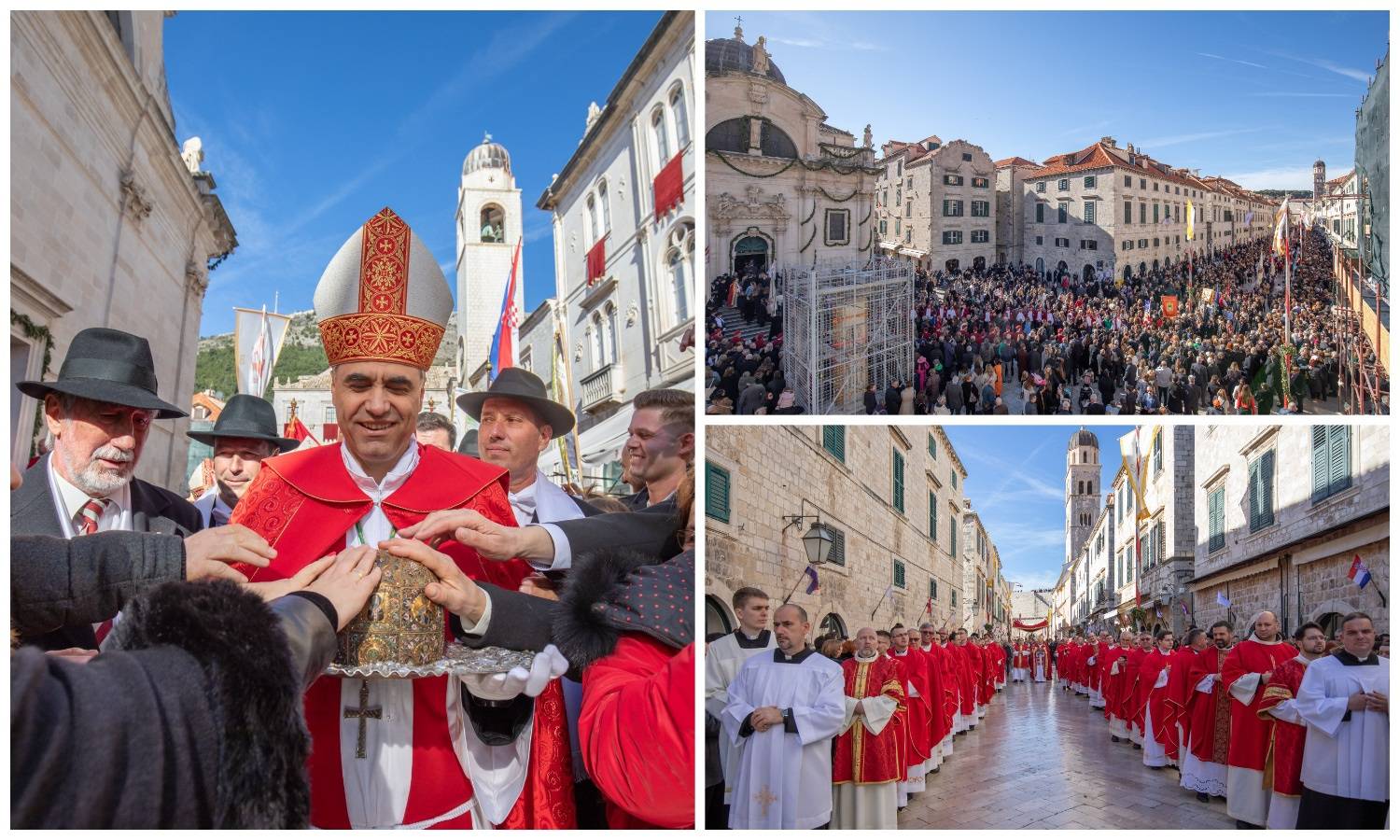 FOTO Pogledajte gužvu na sv. Vlahi: Dubrovčani su proslavili Festu, došli su i mnogi političari