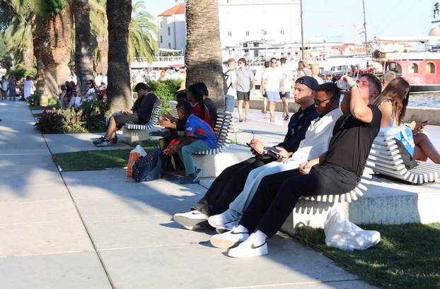 Split: Centar grada uoči početka Ultre 