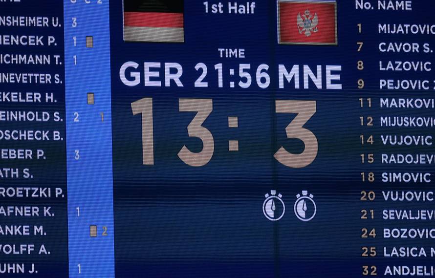 Moćni Nijemci krenuli u obranu naslova razbijanjem Crne Gore