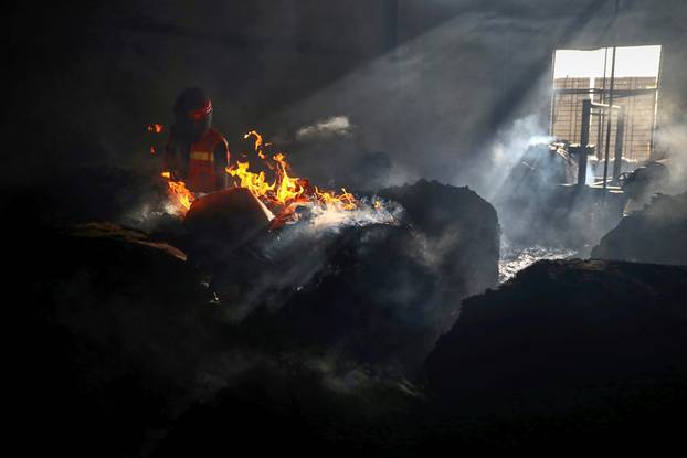 Fire at a factory on the outskirts of Dhaka