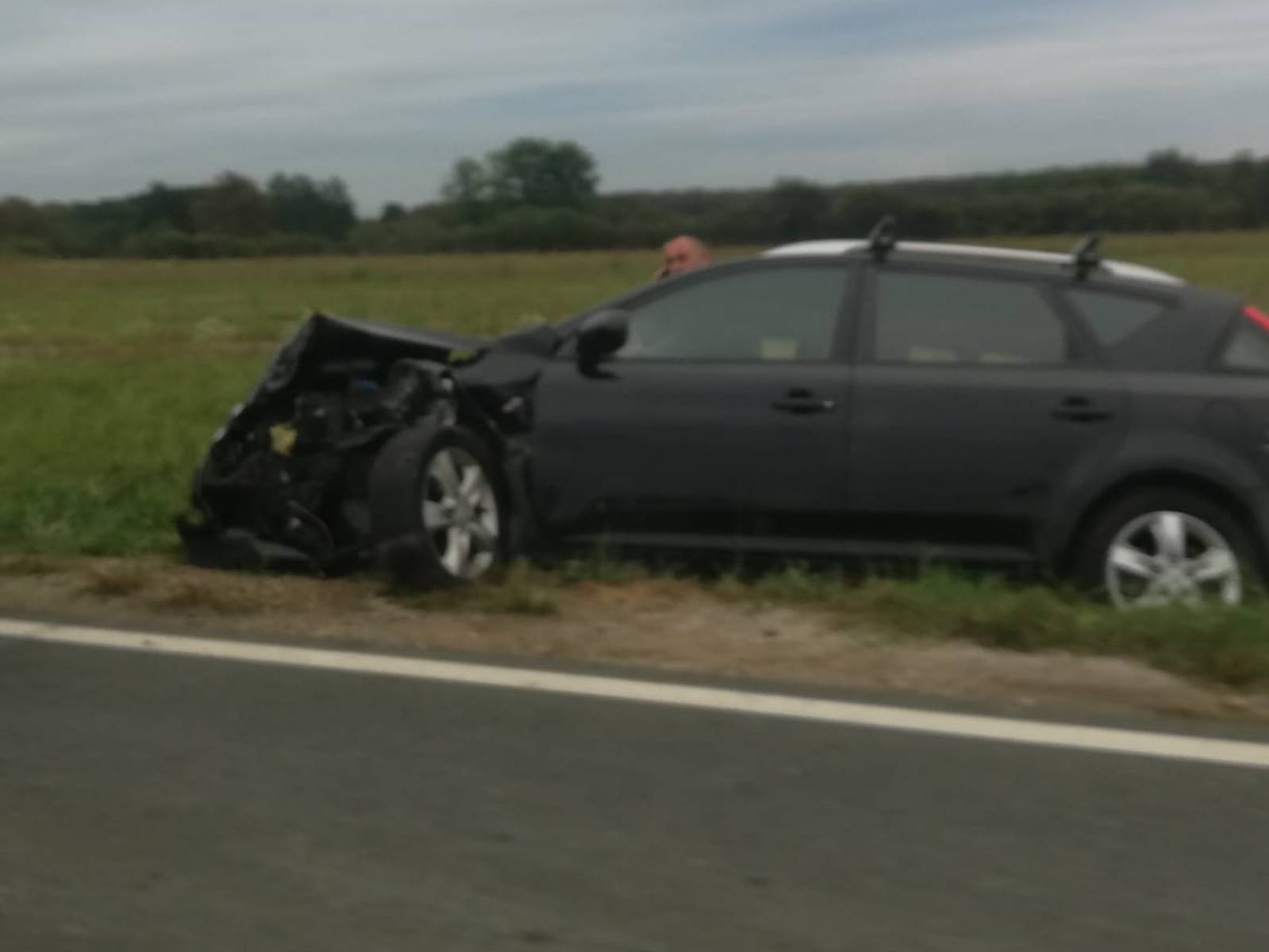 Troje ozlijeđeno u frontalnom sudaru nedaleko od Draganića