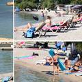 FOTO U Vodicama je jesen samo u kalendaru: Turisti na plažama upijaju sunce i uživaju u moru