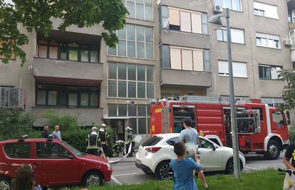 Požar na zagrebačkom Vrbiku: Zapalila se grijalica na balkonu