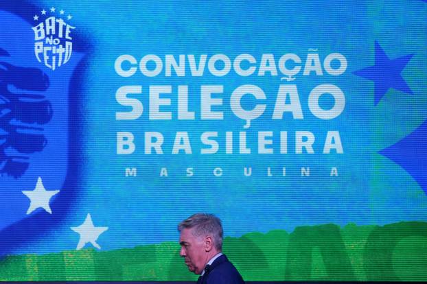 Brazil coach Carlo Ancelotti Press Conference