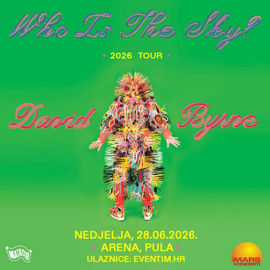 Legendarni David Byrne stiže iduće ljeto u pulsku Arenu