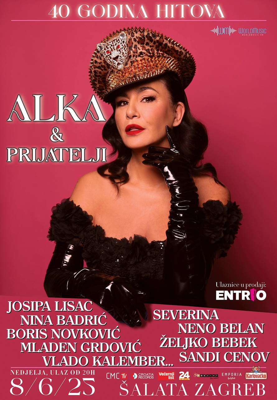 Alka Vuica 8. lipnja na svoj rođendan koncertom na Šalati obilježava 40 godina hitova!
