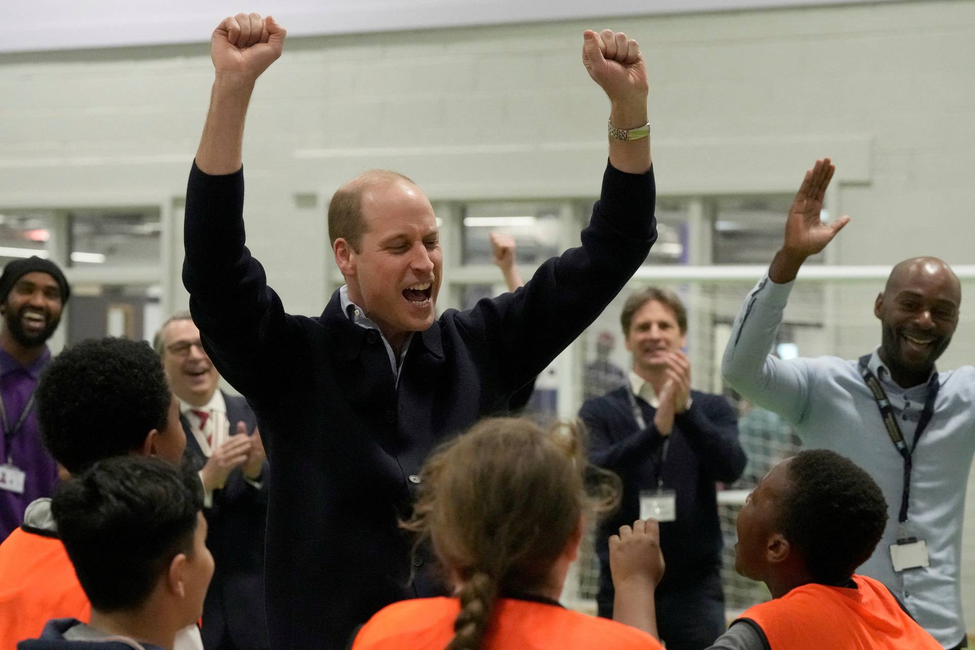 Prince William visits the new OnSide Youth Zone