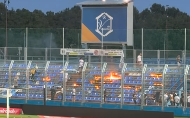 FOTO Pogledajte zgarište koje je ostavila Torcida u Varaždinu! 'Evo zašto toliko košta ulaznica'
