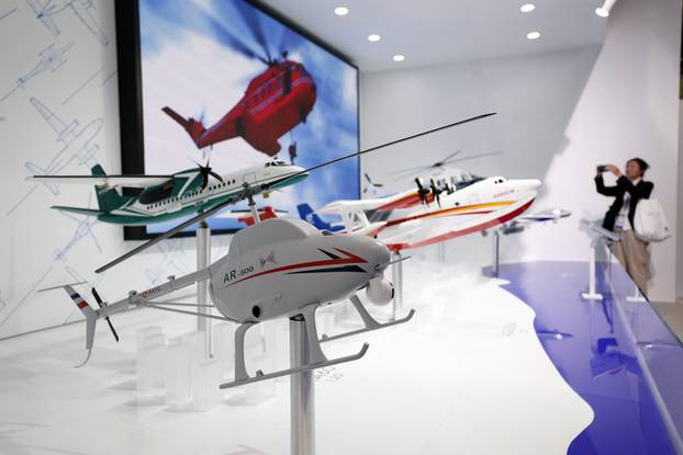 55th Paris Air Show at Le Bourget Airport near Paris