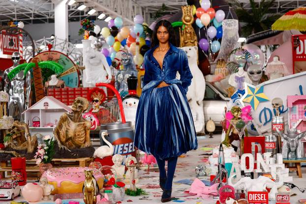 Diesel Fall/Winter 2026/2027 collection during Fashion Week in Milan