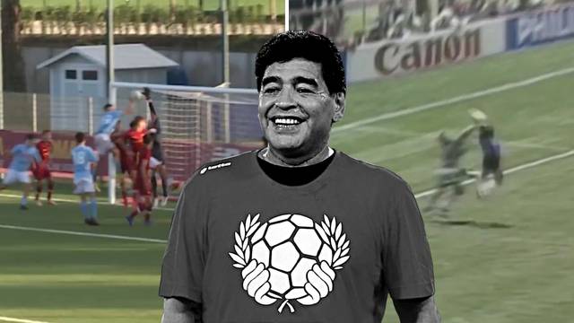 VIDEO Diego iz Napolija zabio rukom 35 godina nakon 'Božje ruke'. Sudac je priznao gol!?