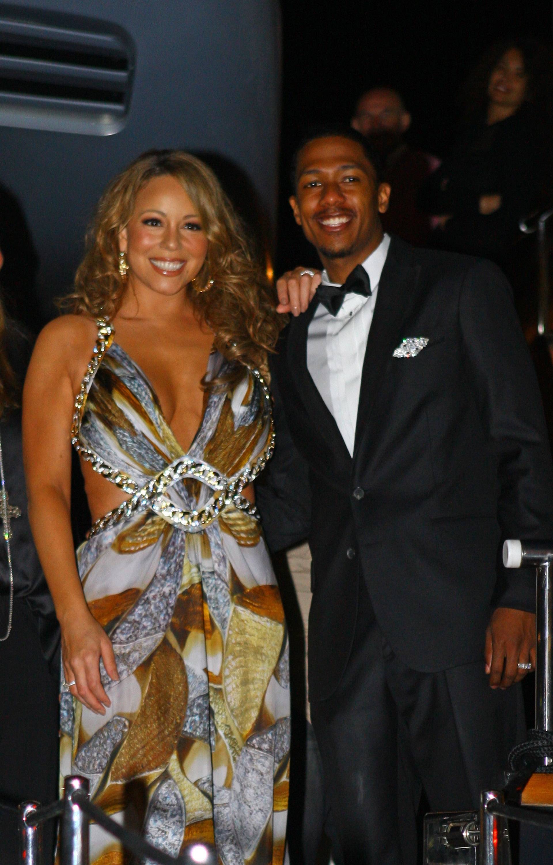 CANNES (FRANCIA) - MARIAH CAREY CON IL MARITO NICK CANNON OSPITI DI EVA CAVALLI