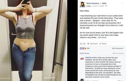 Posramila modni brend H&M: 'Jesam li ja predebela za vas?'