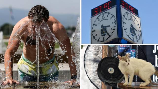 Sutra novi toplinski udar: Bit će do 38°C, u srijedu pljuskovi