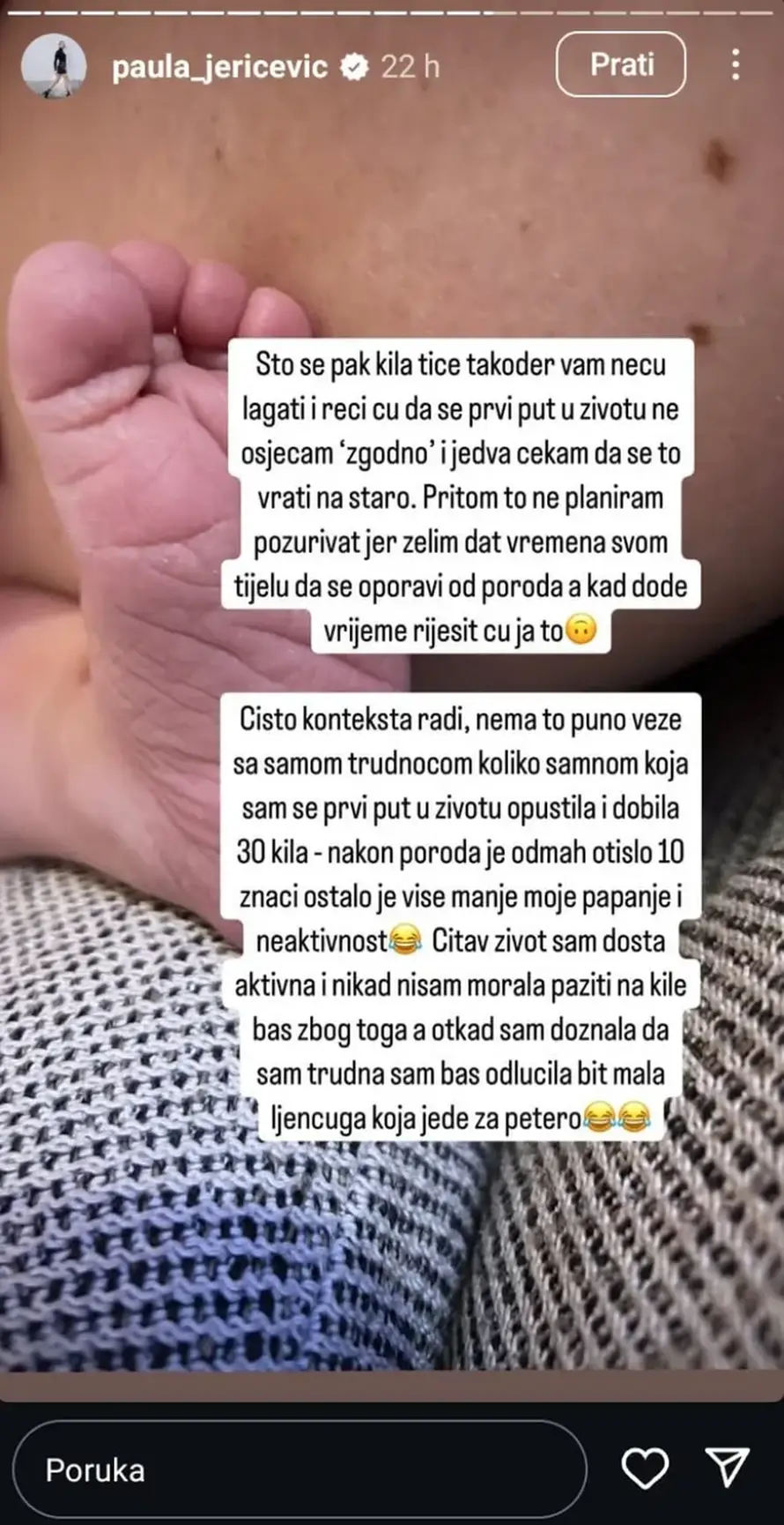 Pobjednica Plesa sa zvijezdama o porodu: Pomislila sam da ja to ne mogu koliko me boljelo