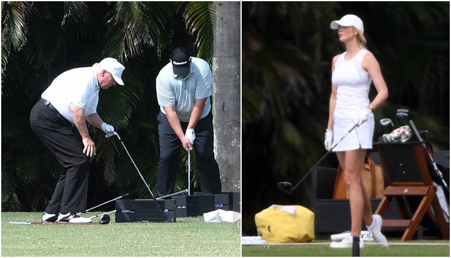 Penzionerski dani Trumpovih na Floridi: Donald konstantno igra golf, a pridružila mu se i Ivanka