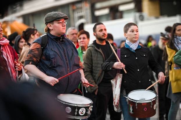 Zagreb: Prosvjed za Palestinu: "Ko je zasp&rsquo;o, neka se probudi!"