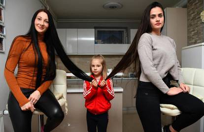 Matovilke iz Virovitice: 'Kosa nam je duga 110 centimetara'